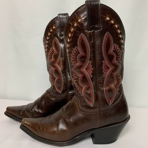 Justin Boots Ladies Size 8 Brown Damiana